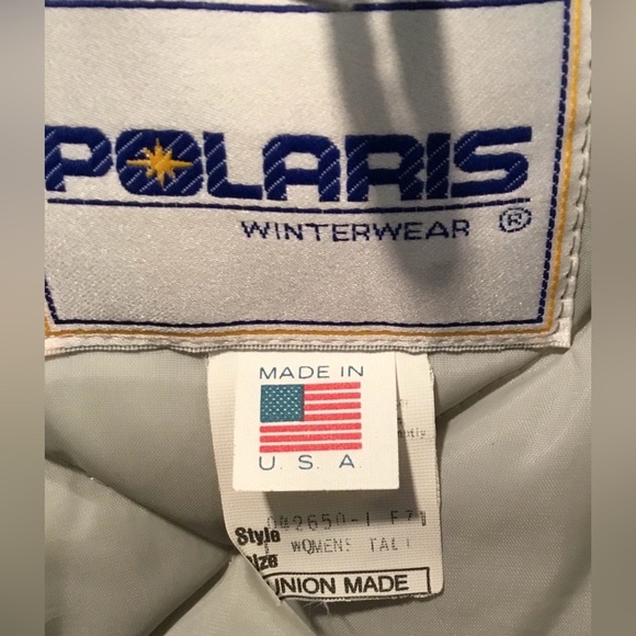 Polaris Women’s Winter Ski Snowmobile Moto Jacket, Vintage Sizing ~ Large Tall - Picture 8 of 9